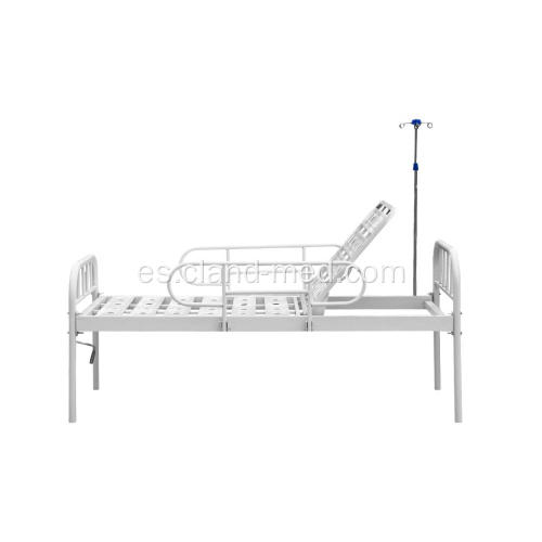 Camas de hospital de diseño de cama doble plegable con cabeza de hierro